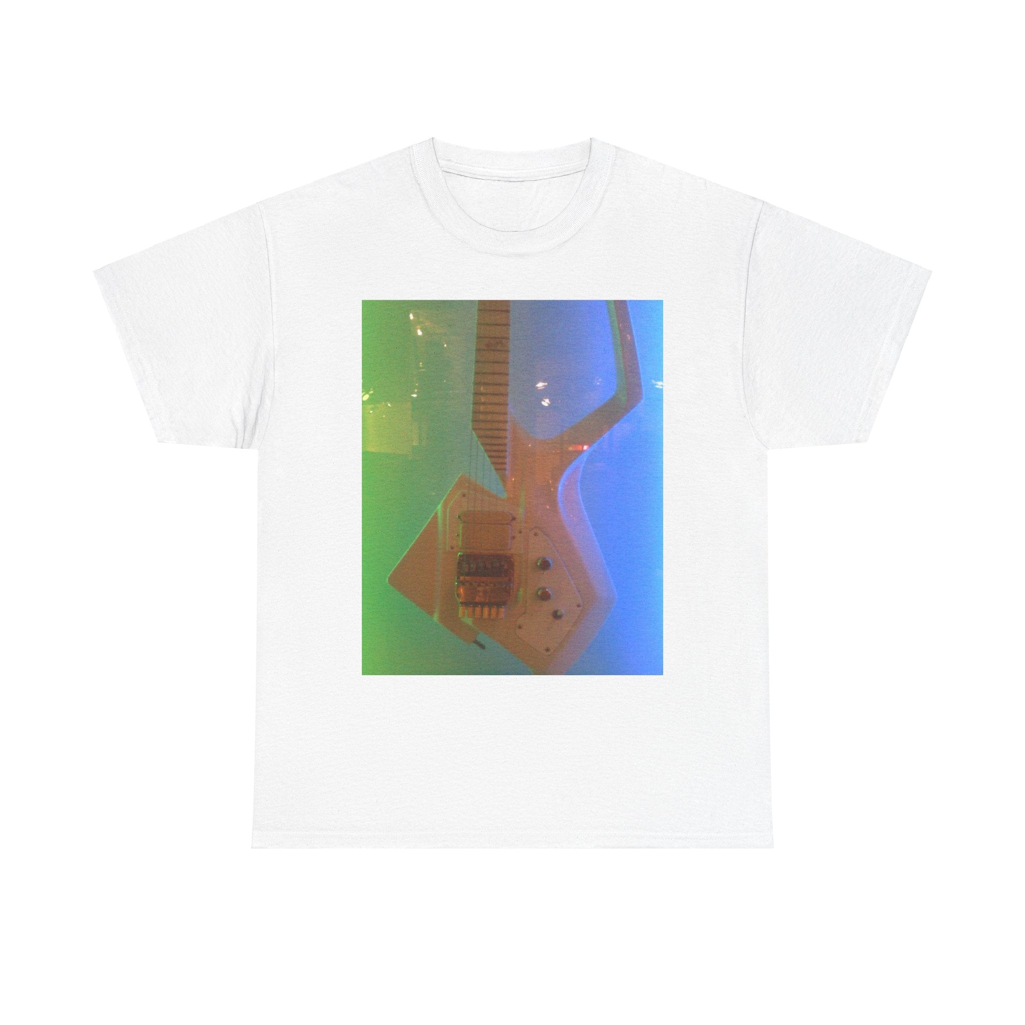 Retro Rock Unisex Heavy Cotton Tee - Electric Guitar Design